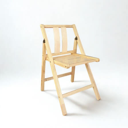 เก้าอี้พับได้อเนกประสงค์ EVERGREEN FURNITURE รุ่นFC2 ขนาด50X45X74ซม สีไม้ธรรมชาติ_0