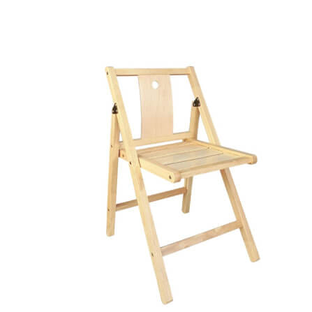 เก้าอี้พับได้อเนกประสงค์ EVERGREEN FURNITURE รุ่นFC3 ขนาด50X45X74ซม สีไม้ธรรมชาติ_0