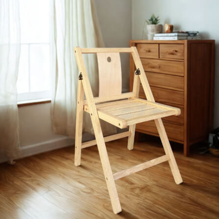 เก้าอี้พับได้อเนกประสงค์ EVERGREEN FURNITURE รุ่นFC3 ขนาด50X45X74ซม สีไม้ธรรมชาติ_6