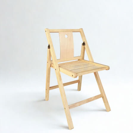 เก้าอี้พับได้อเนกประสงค์ EVERGREEN FURNITURE รุ่นFC3 ขนาด50X45X74ซม สีไม้ธรรมชาติ_4