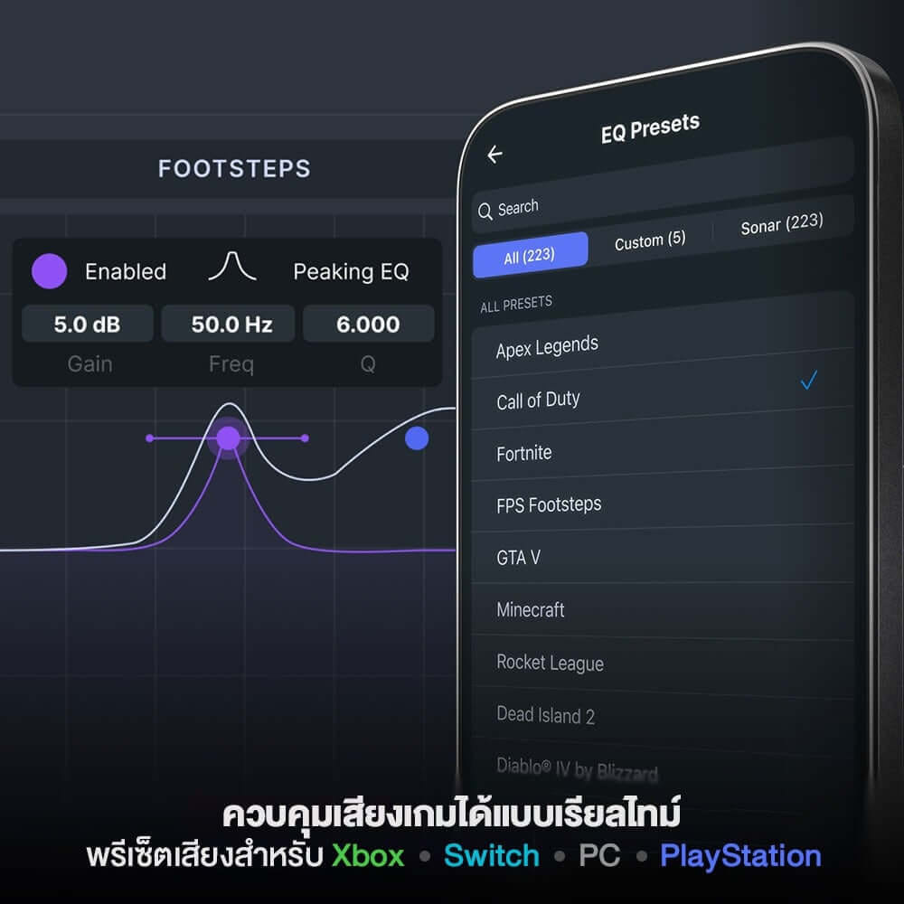 หูฟังเกมมิ่งไร้สาย STEELSERIES ARCTIS NOVA 7X WIRELESS GEN 2 สำหรับ XBOX  - สีดำ_6