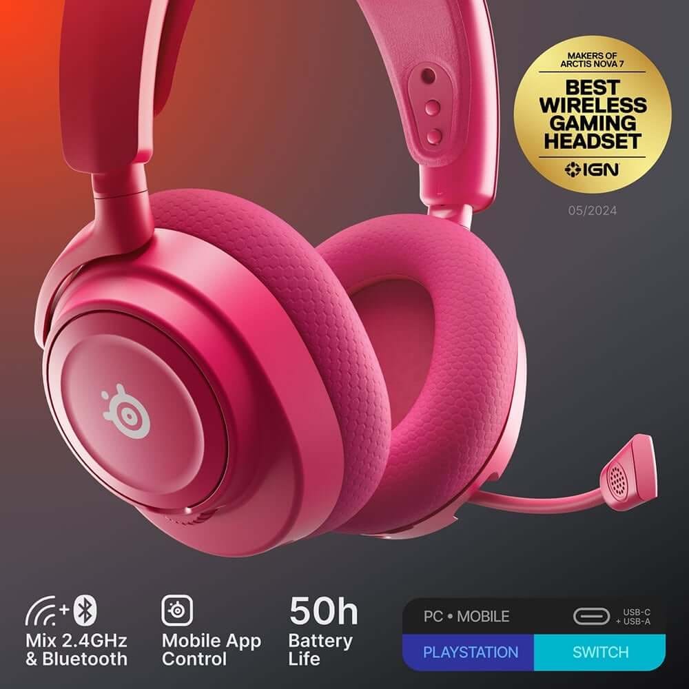 หูฟังเกมมิ่งไร้สาย STEELSERIES ARCTIS NOVA 7X WIRELESS GEN 2 สำหรับ XBOX  - สีดำ_7