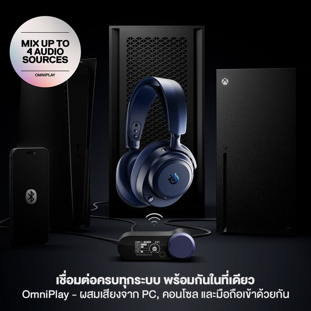 หูฟังไร้สาย STEELSERIES ARCTIS NOVA PRO OMNI - สีขาว