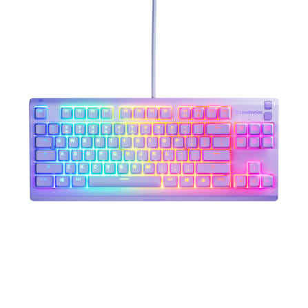 คีย์บอร์ดเกมมิ่ง STEELSERIES APEX 3 TKL สีม่วง_0