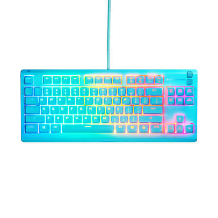 คีย์บอร์ดเกมมิ่ง STEELSERIES APEX 3 TKL สีฟ้า