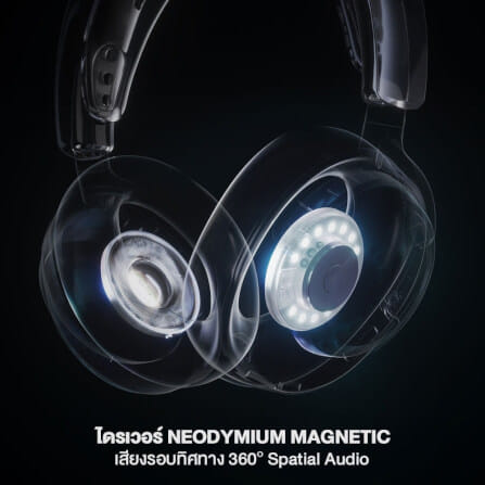หูฟังเกมมิ่งไร้สาย STEELSERIES ARCTIS NOVA 7 WIRELESS GEN 2 - สีแดง_3