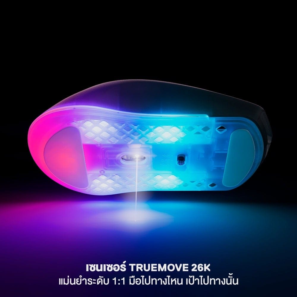 เม้าส์เกมมิ่งไร้สาย STEELSERIES AEROX 3 WIRELESS GEN 2 - SHADOW_3