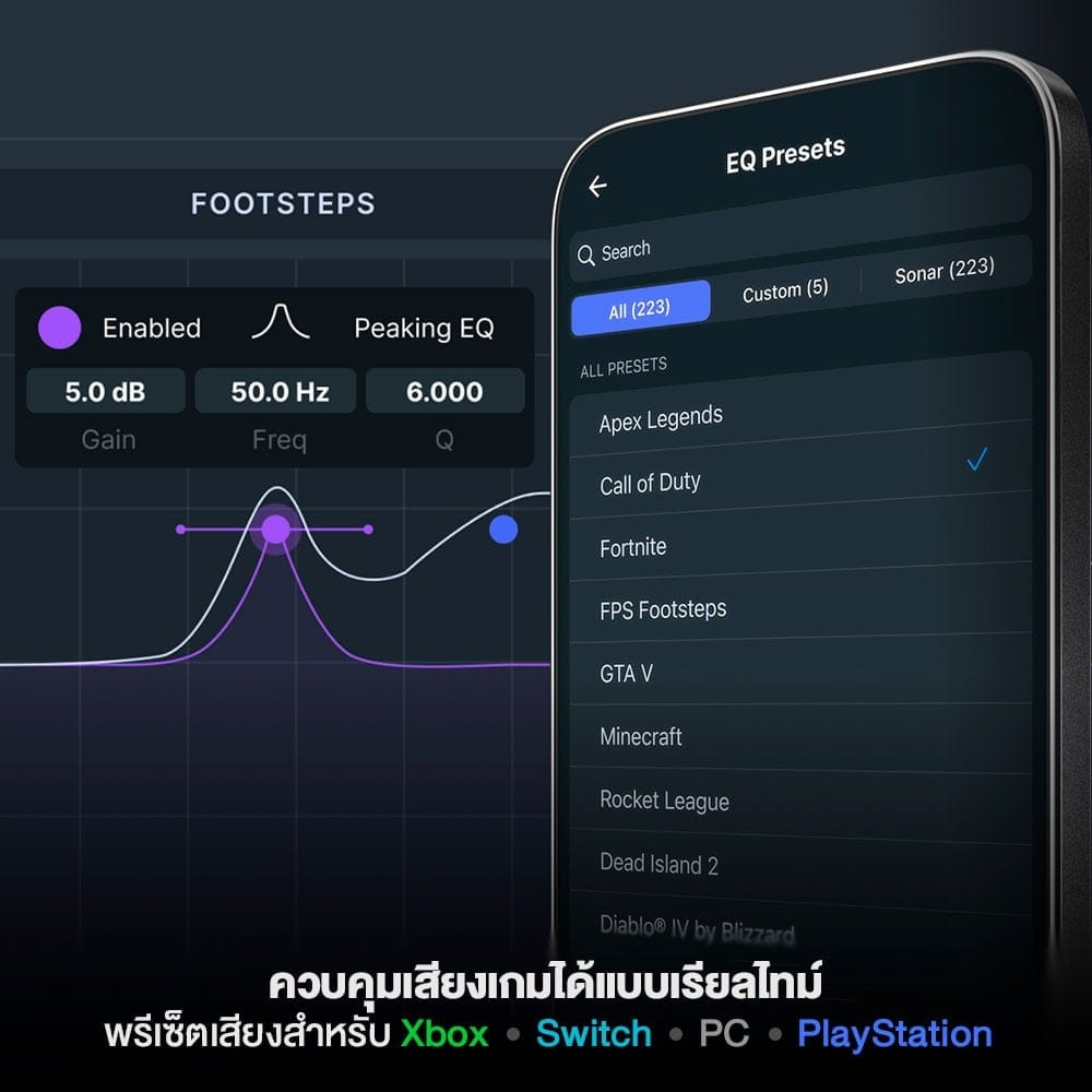 หูฟังไร้สาย STEELSERIES ARCTIS NOVA PRO OMNI - สีขาว_4