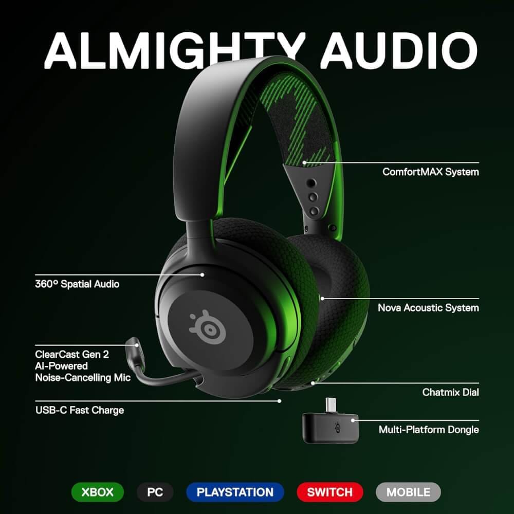 หูฟังไร้สาย STEELSERIES ARCTIS NOVA 4X FOR XBOX_1