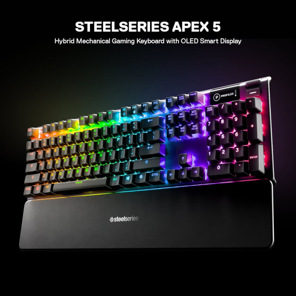 คีย์บอร์ดเกมมิ่ง STEELSERIES APEX 5_1