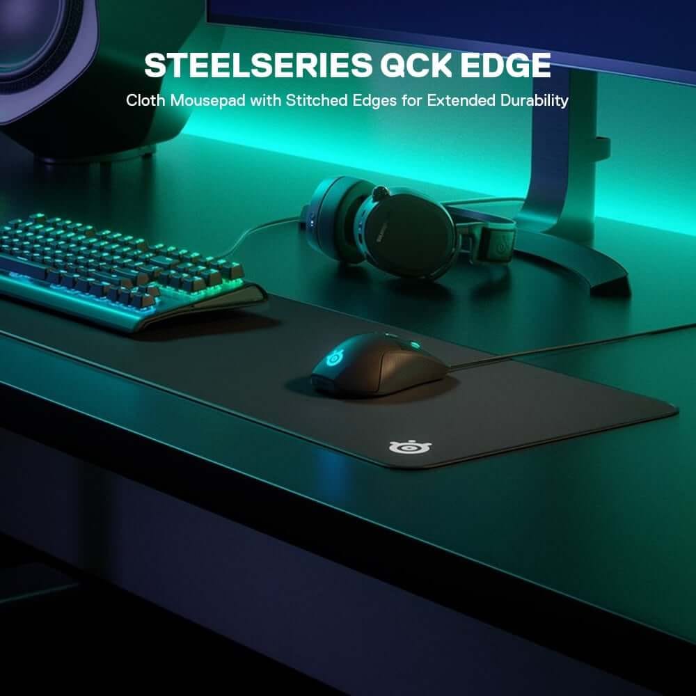 แผ่นรองเมาส์ STEELSERIES QCK EDGE ไซซ์ M_1