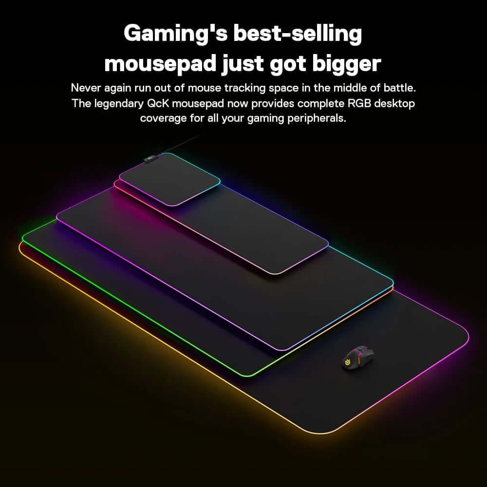แผ่นรองเมาส์ STEELSERIES QCK PRISM CLOTH ไซซ์ M_2