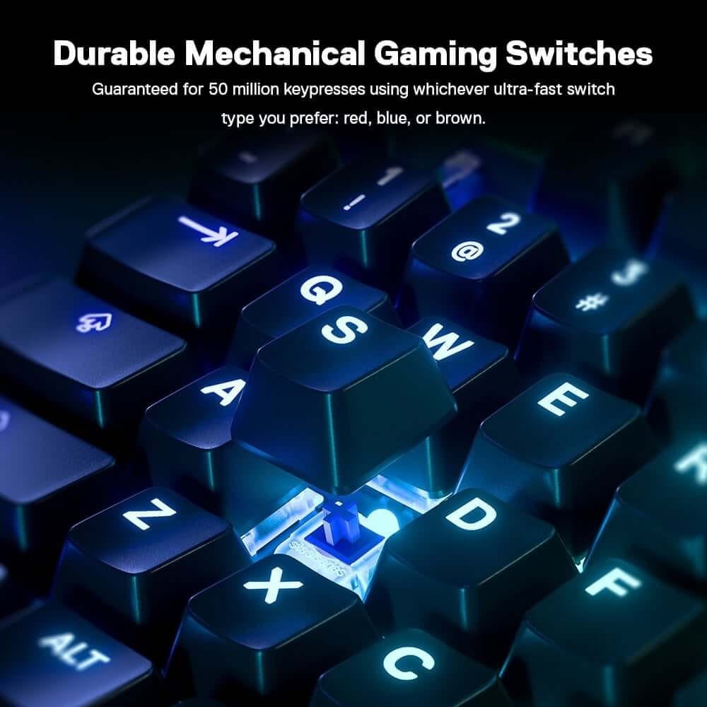 คีย์บอร์ดเกมมิ่ง STEELSERIES APEX 7 BLUE SWITCH_3