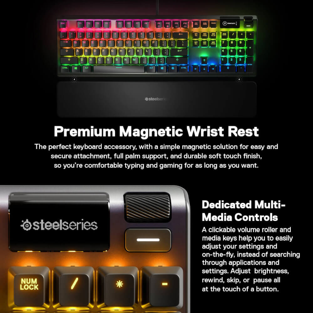 คีย์บอร์ดเกมมิ่ง STEELSERIES APEX 5_4