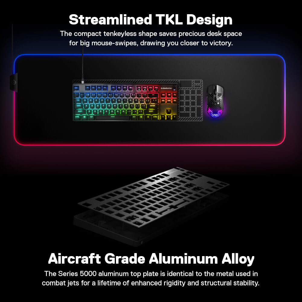 คีย์บอร์ดเกมมิ่ง STEELSERIES APEX 9 TKL_4