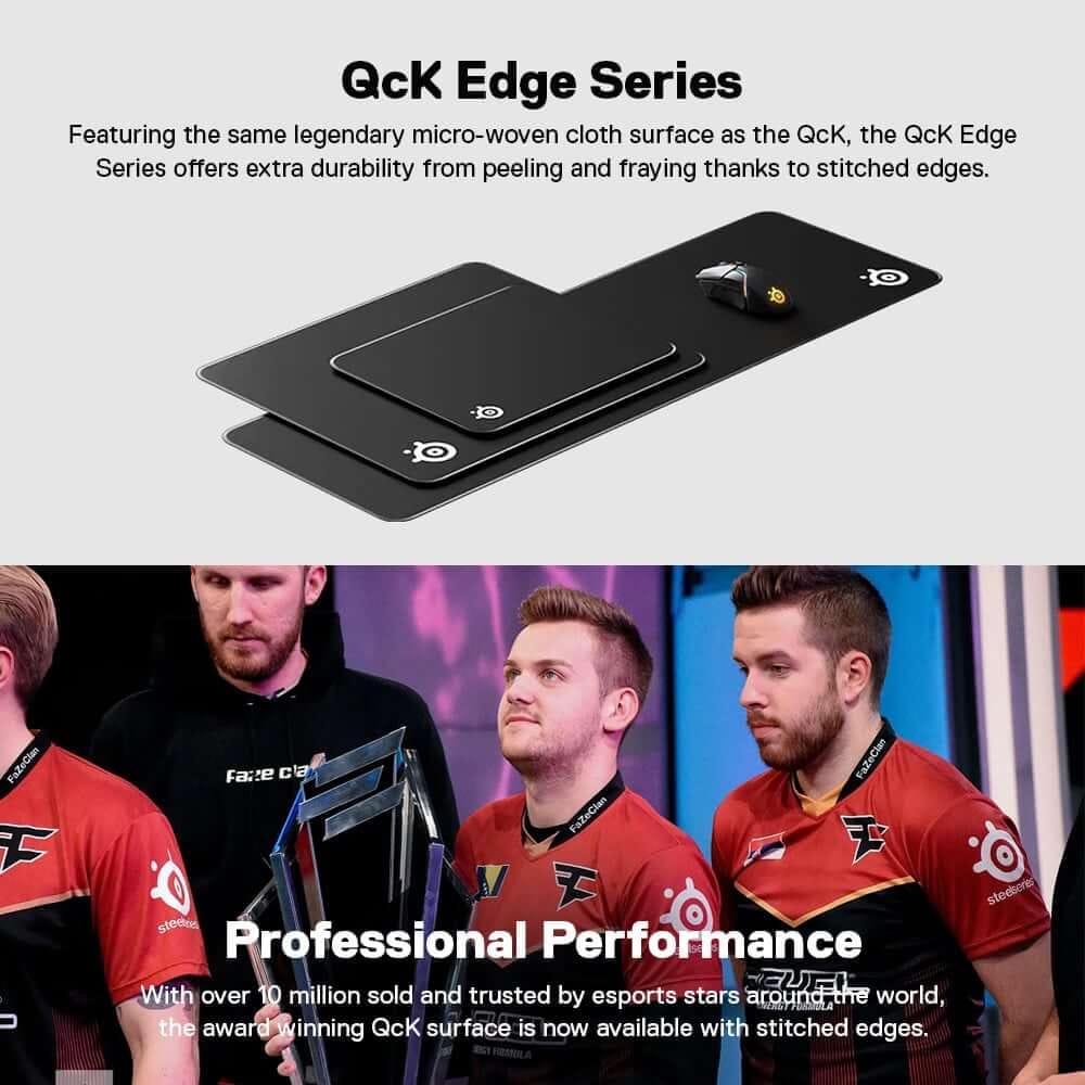 แผ่นรองเมาส์ STEELSERIES QCK EDGE ไซซ์ M_4