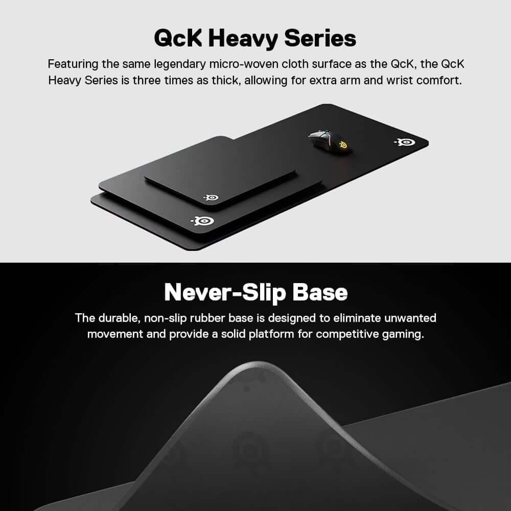 แผ่นรองเมาส์ STEELSERIES QCK HEAVY ไซซ์ 2XL_4