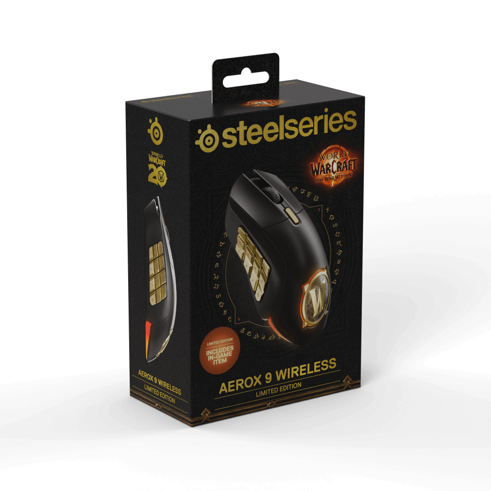 เมาส์เกมมิ่งไร้สาย STEELSERIES AEROX 9 WORLD OF WARCRAFT_4