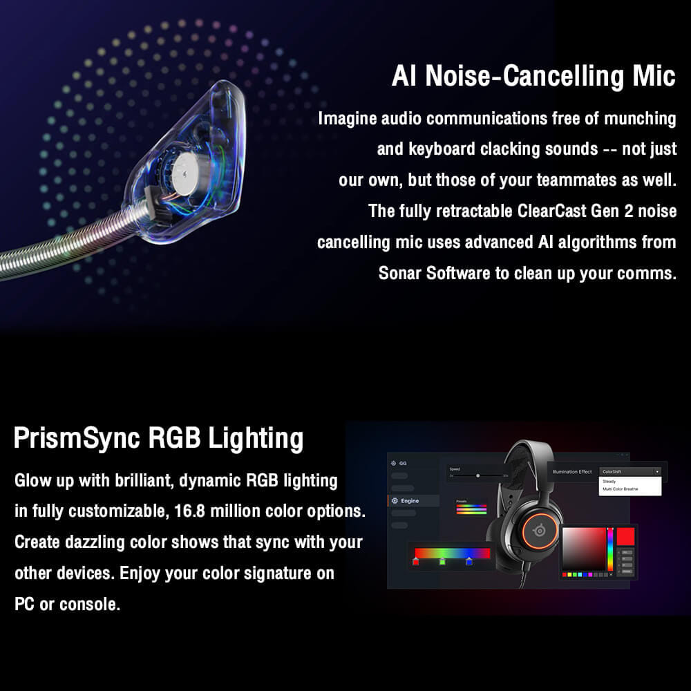 หูฟังเกมมิ่ง STEELSERIES ARCTIS NOVA 3 สีดำ_5