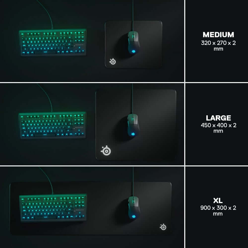 แผ่นรองเมาส์ STEELSERIES QCK EDGE ไซซ์ M_5