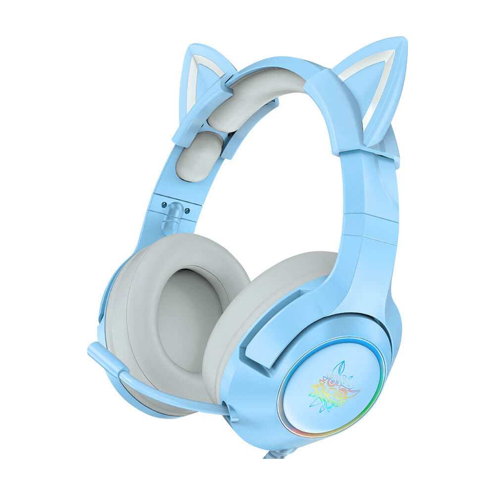 หูฟังเกมมิ่ง ONIKUMA K9 CAT EARS GAMING HEADSET - สีน้ำเงิน (3.5)