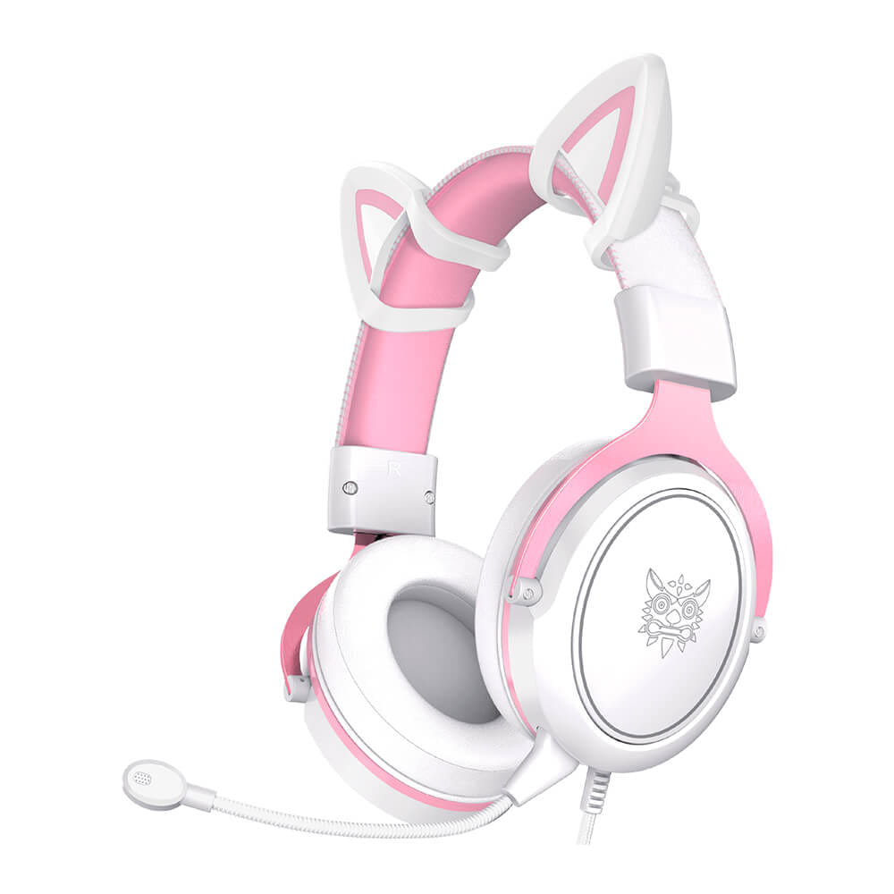 หูฟังเกมมิ่ง ONIKUMA X10 CAT EARS GAMING HEADSET - สีขาว
