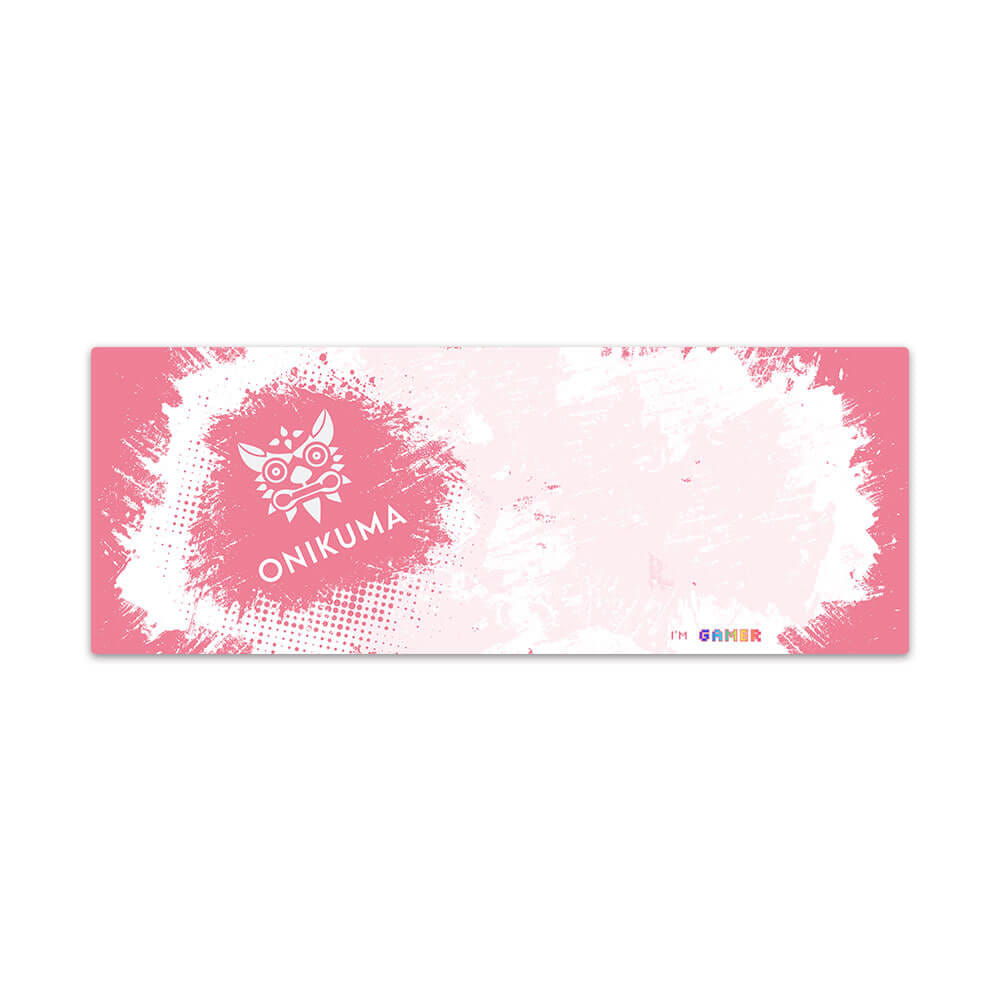 แผ่นรองเมาส์เกมมิ่ง ONIKUMA I'M GAMER GAMING MOUSEPAD สีชมพู_0