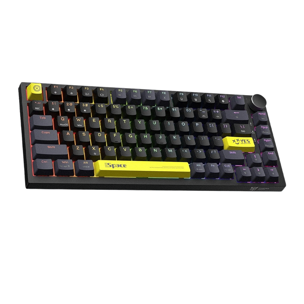 คีย์บอร์ดเกมมิ่งไร้สาย ONIKUMA G52 82-KEYS - ดำ