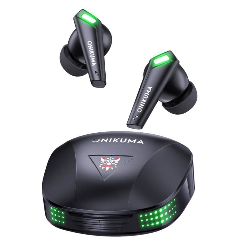 หูฟังเกมมิ่งไร้สาย ONIKUMA T308 WIRELESS BLUETOOTH EARBUDS - สีดำ_1
