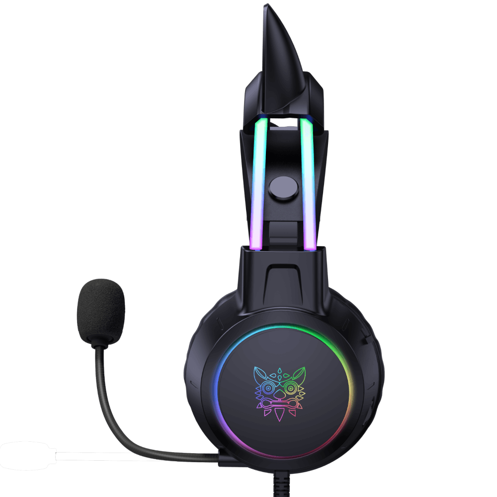 หูฟังเกมมิ่ง ONIKUMA X15 PRO CAT EARS RGB LIGHT DOUBLE-HEAD BEAM - สีดำ_3