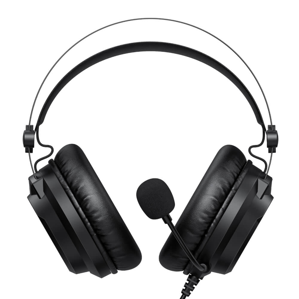 หูฟังเกมมิ่ง ONIKUMA X80 ABYSSAL MIRROR 7.1 VIRTUAL SURROUND เอฟเฟกต์แสงไฟ RGB - สีดำ_3
