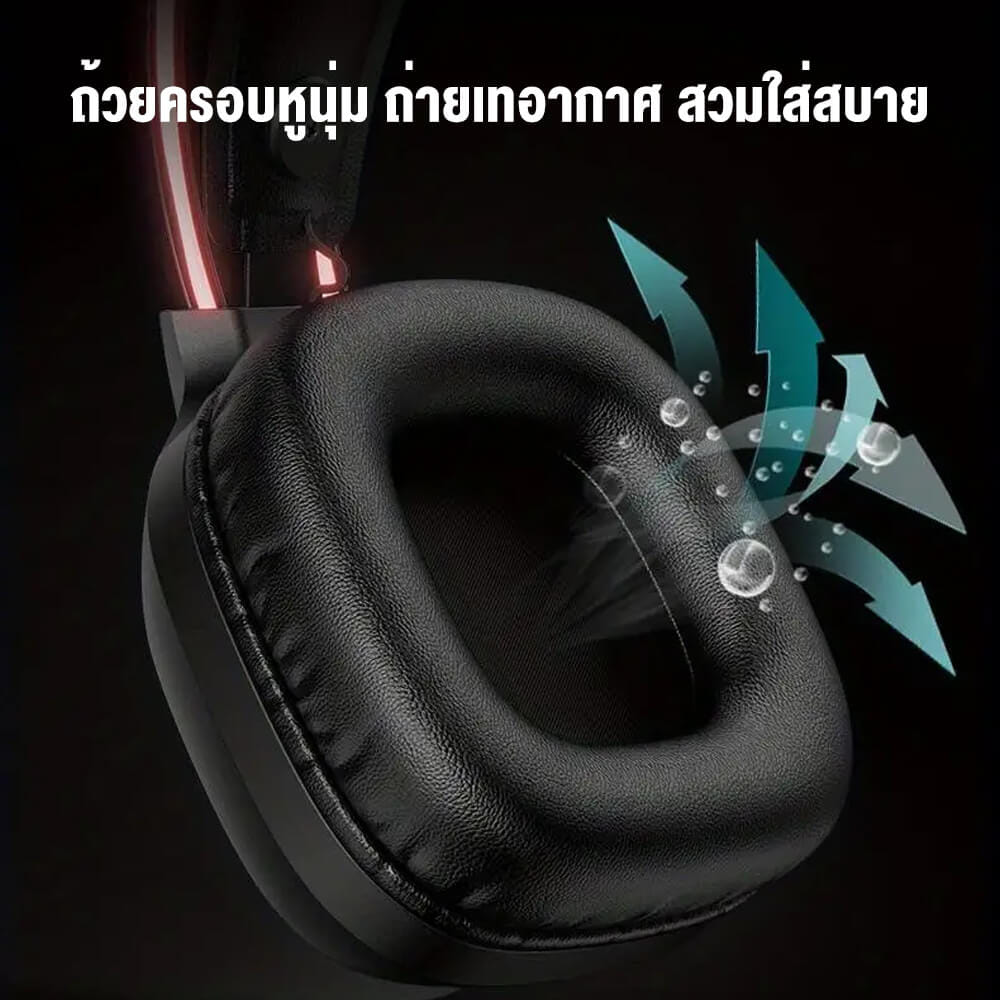หูฟังเกมมิ่ง ONIKUMA X22 GAMING HEADSET - สีดำ_8
