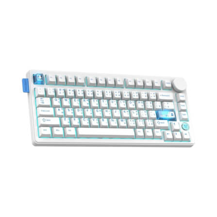 คีย์บอร์ดเกมมิ่ง ONIKUMA HANE 81-KEYS THREE MODES - สีขาว_0
