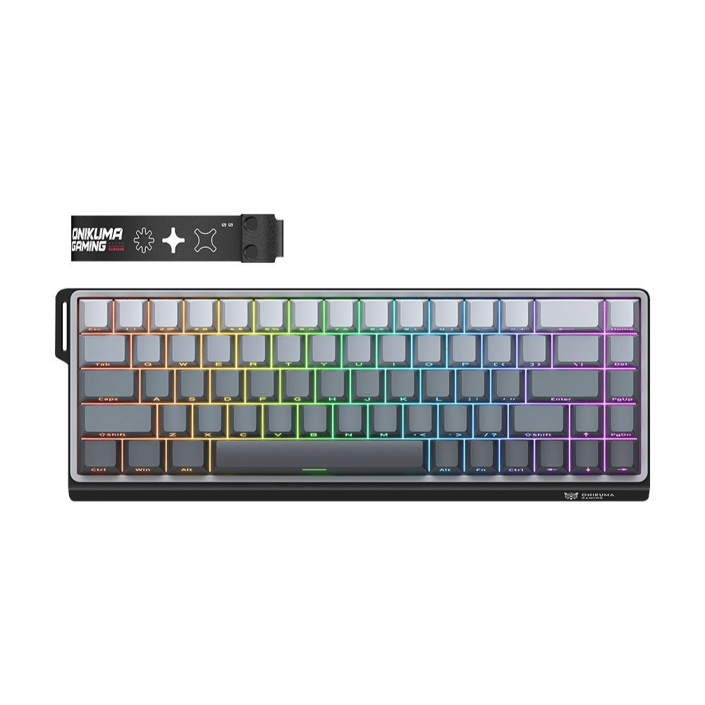 คีย์บอร์ดเกมมิ่งไร้สาย ONIKUMA G69 68-KEY - ดำ