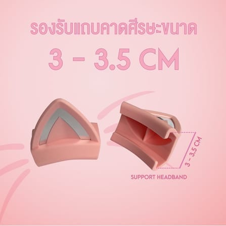 อุปกรณ์ตกแต่งหูฟังรูปทรงหูแมว สำหรับ ONIKUMA K96 - สีชมพู_2