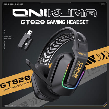 หูฟังเกมมิ่ง ONIKUMA GT828 4 MODELS WIRELESS_6