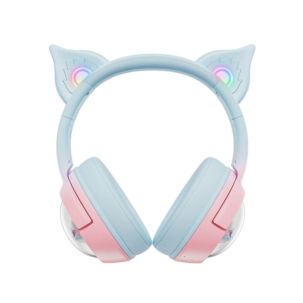 หูฟังเกมมิ่งไร้สาย ONIKUMA B5 GRADIENT เชื่อมต่อได้ 3 โหมด - ชมพูฟ้า_1