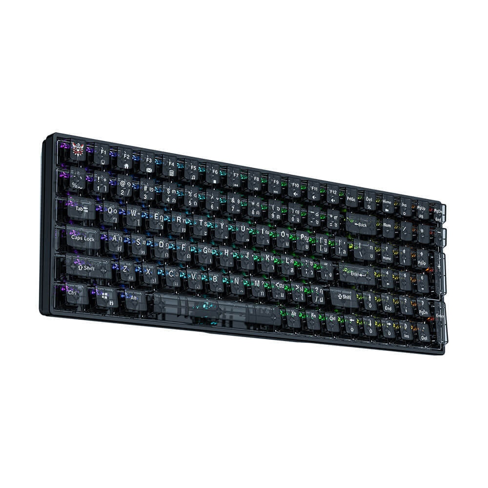 คีย์บอร์ดเกมมิ่ง ONIKUMA HIKARI GAMING KEYBOARD - สีดำ (BLUE SWITCH) (TH/EN)_1