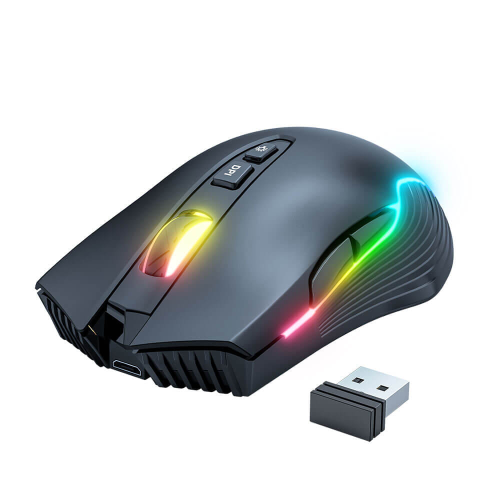 เมาส์เกมมิ่งไร้สาย ONIKUMA CW905 WIRELESS GAMING MOUSE - สีดำ_1