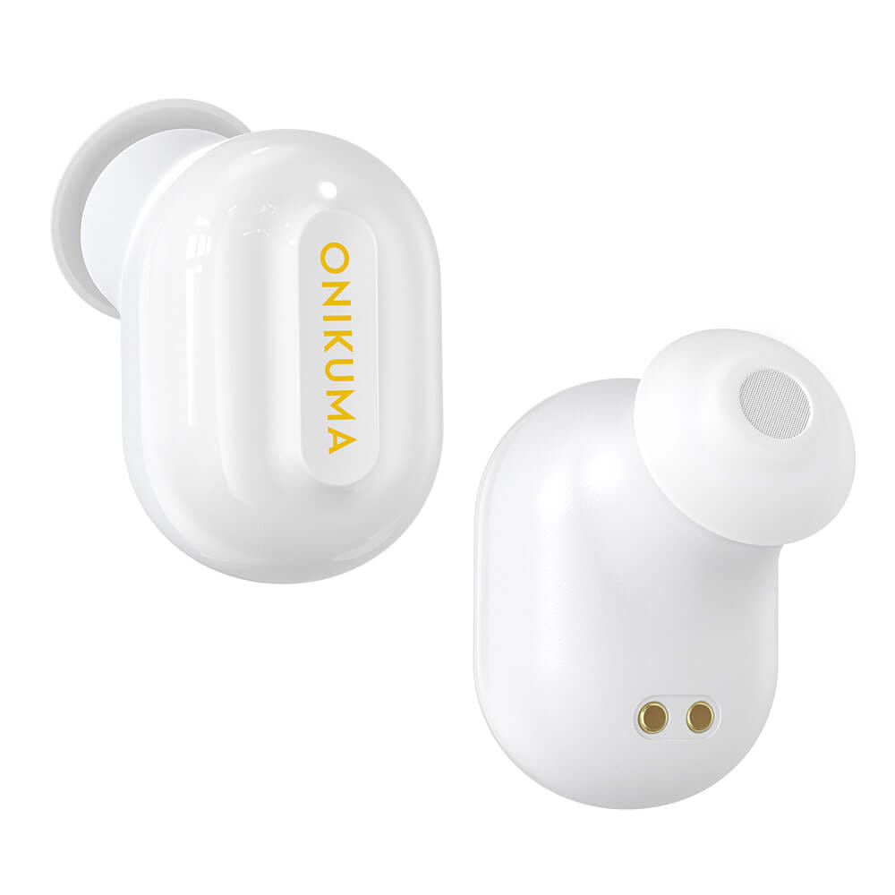 หูฟังเกมมิ่งไร้สาย ONIKUMA T20 มาพร้อมเคสชาร์จ - สีขาว_2