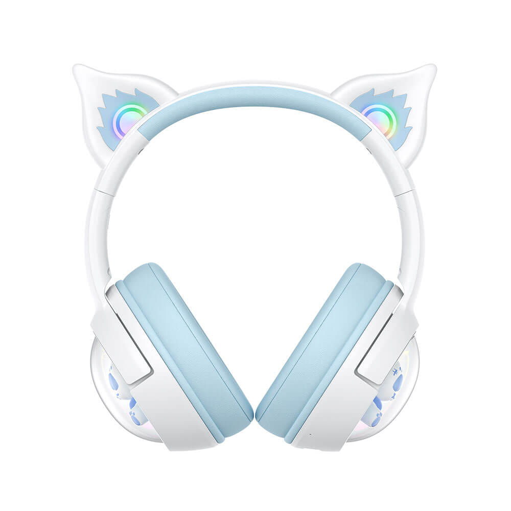 หูฟังเกมมิ่งไร้สาย ONIKUMA KUKU RABBIT GRADIENT เชื่อมต่อได้ 3 โหมด - ขาวฟ้า_2