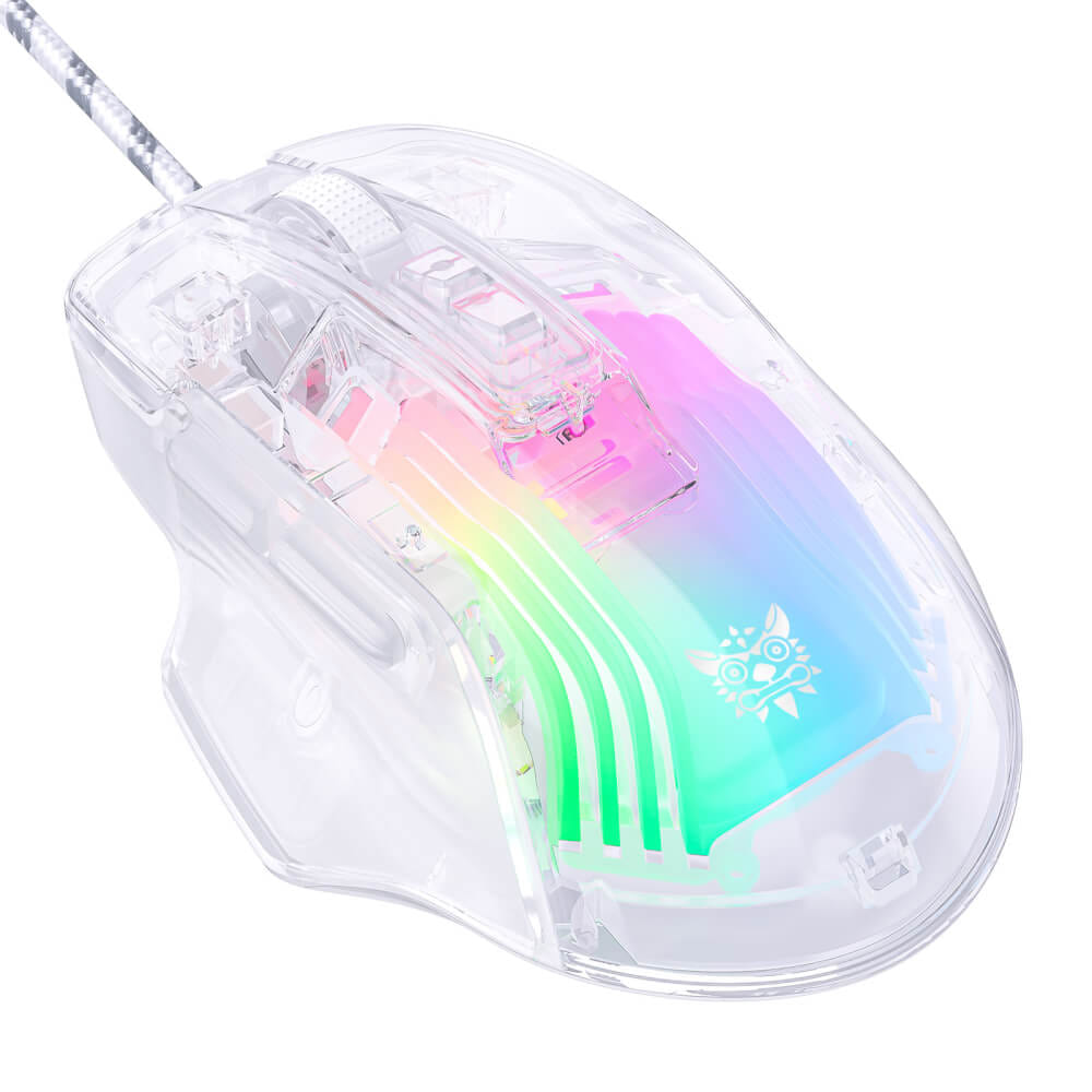 เมาส์เกมมิ่ง ONIKUMA CW923 WIRED ESPORT GAMING MOUSE - โปร่งใส_2