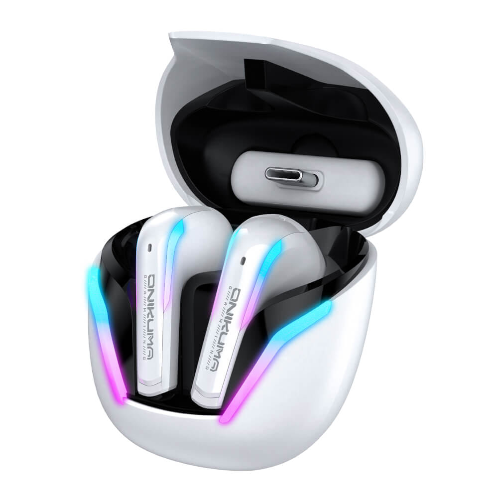 หูฟังเกมมิ่งไร้สาย ONIKUMA T27 ไมโครโฟน ENC - สีขาว_3