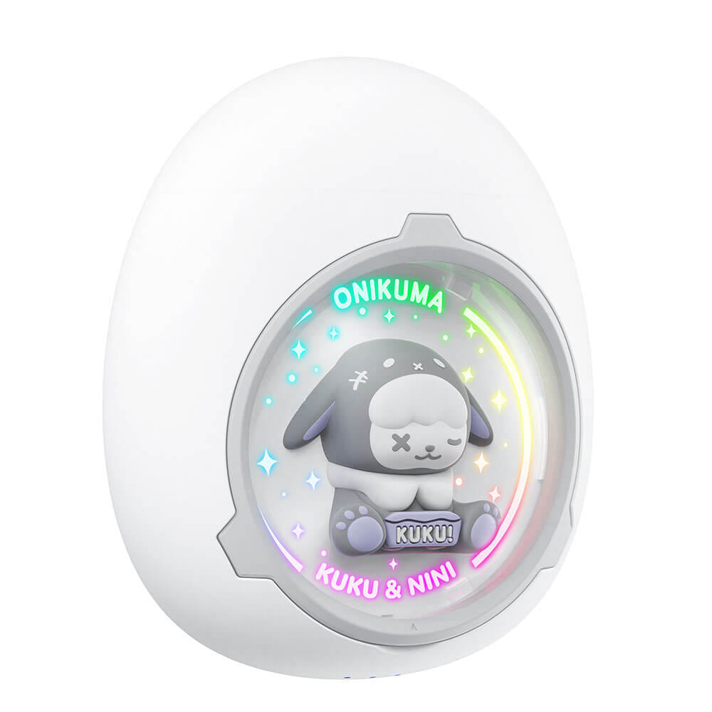 หูฟังเกมมิ่งไร้สาย ONIKUMA KUKU & NINI รูปทรงน่ารัก BLUETOOTH 5.3 - สีขาว_3