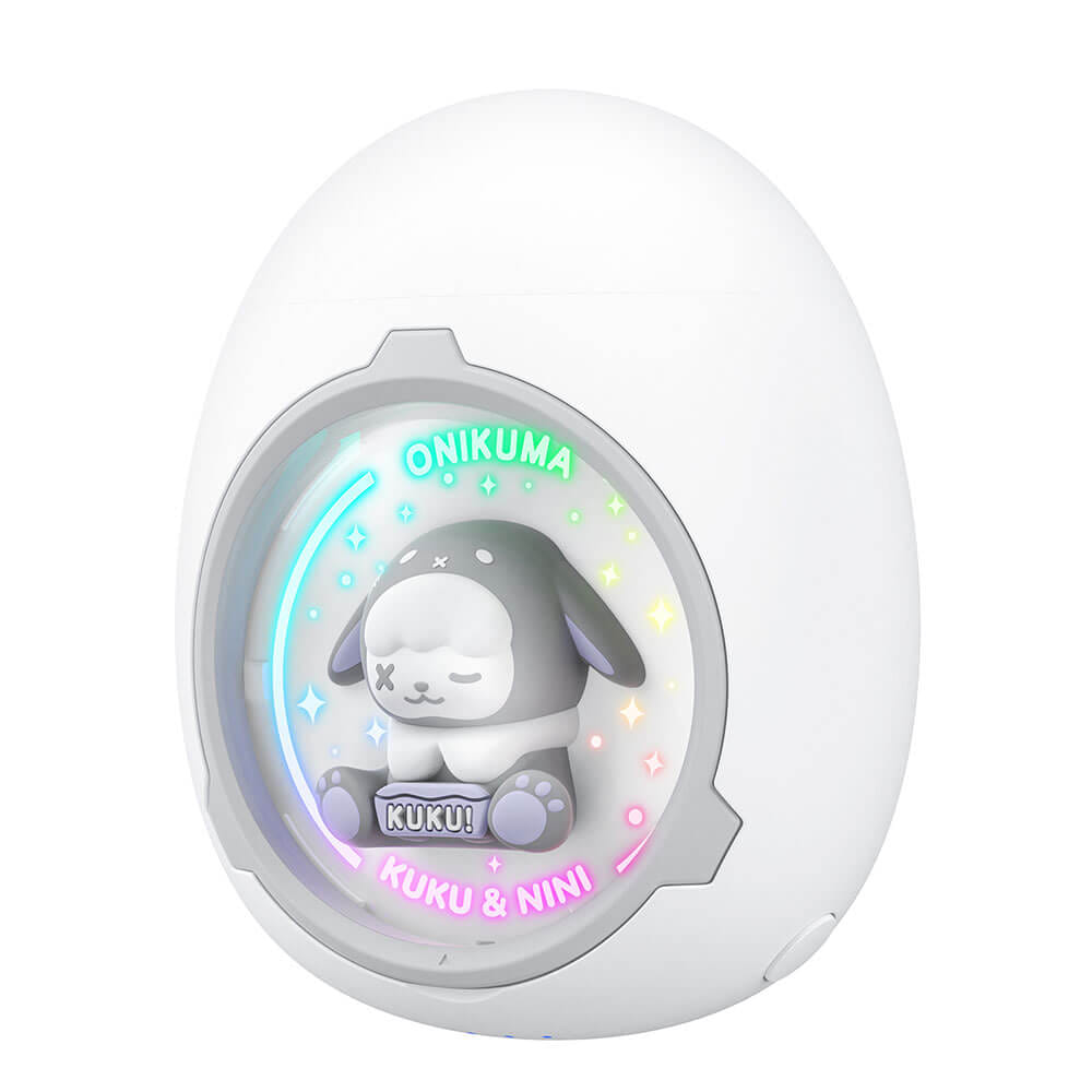 หูฟังเกมมิ่งไร้สาย ONIKUMA KUKU & NINI รูปทรงน่ารัก BLUETOOTH 5.3 - สีขาว_4