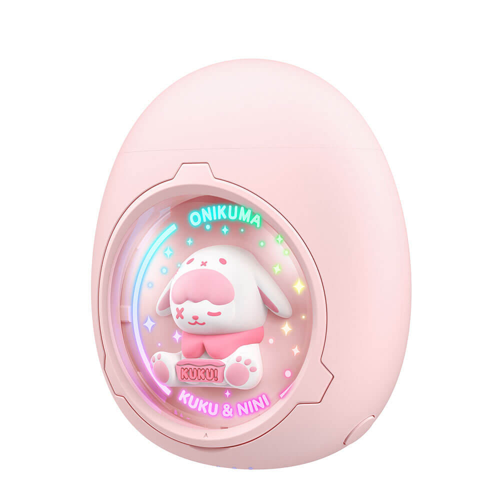 หูฟังเกมมิ่งไร้สาย ONIKUMA KUKU & NINI รูปทรงน่ารัก BLUETOOTH 5.3 - สีชมพู_4