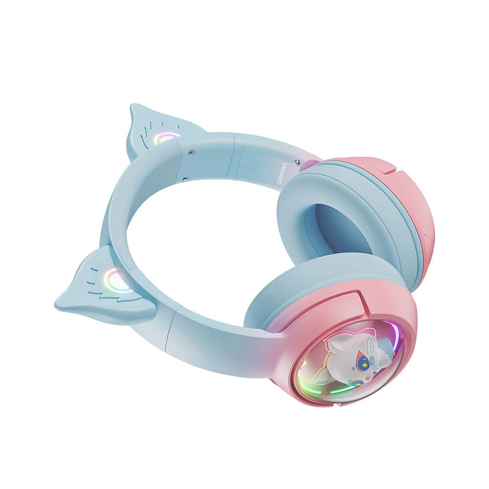 หูฟังเกมมิ่งไร้สาย ONIKUMA B5 GRADIENT เชื่อมต่อได้ 3 โหมด - ชมพูฟ้า_4