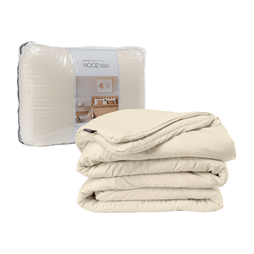 ผ้านวม 5,6 ฟุต Nooz Play รุ่น Comforter  สีเบจ Sunrise Beige_0