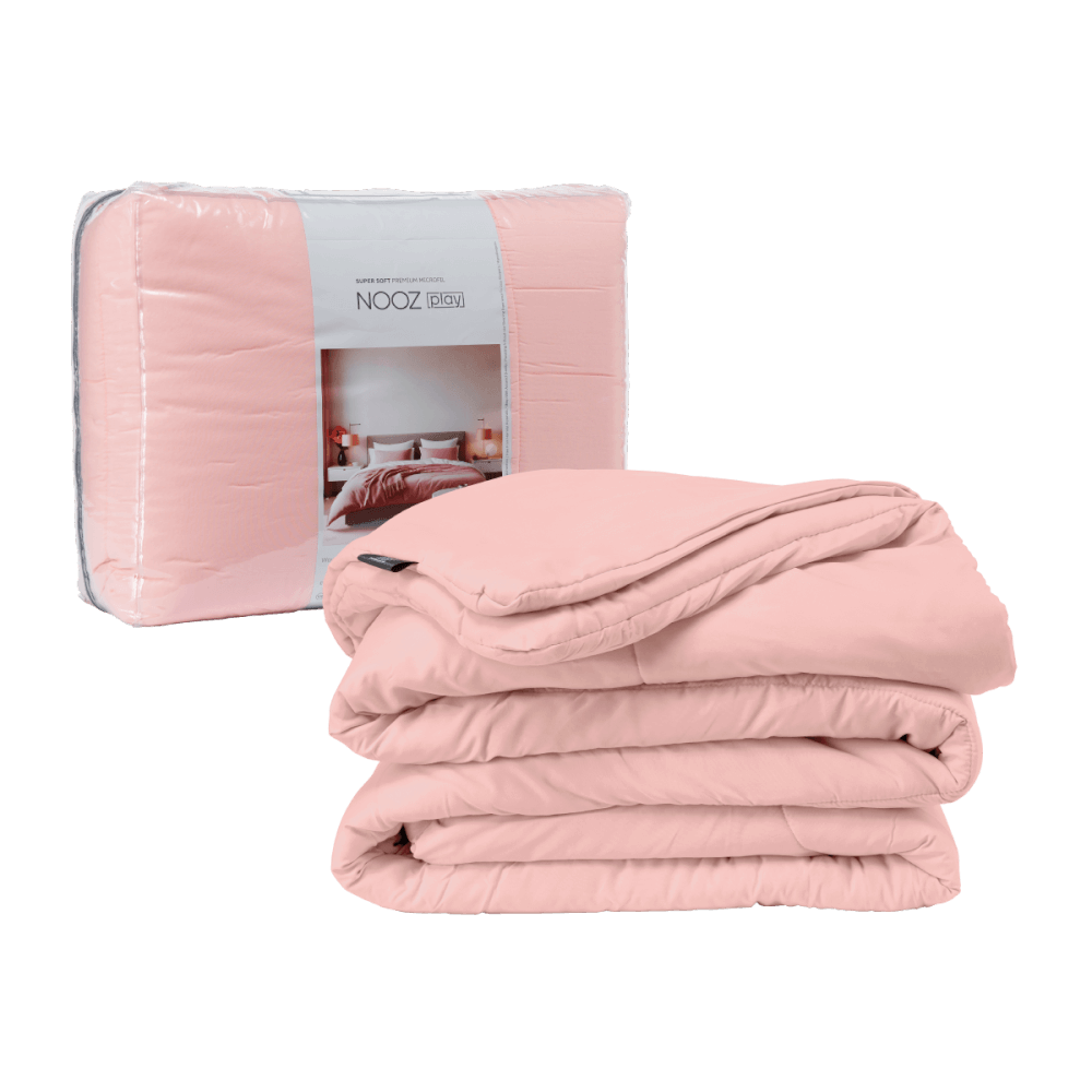 ผ้านวม 3.5 ฟุต NOOZ PLAY รุ่น COMFORTER  สีชมพู BLOSSOM PINK
