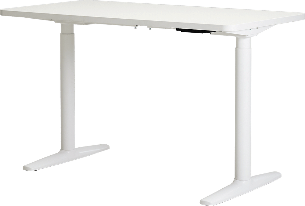 โต๊ะปรับระดับไฟฟ้าเพื่อสุขภาพ LUNIO SPACE ONE สีขาว WHITE FROZEN SIZE 160 X 80 CM